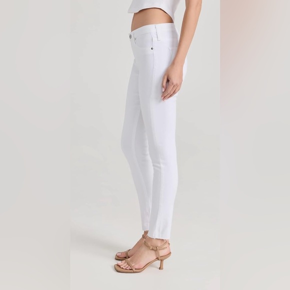 AG Adriano Goldschmied NWOT Women's Legging Ankle Jeans, in White. - Picture 3 of 12